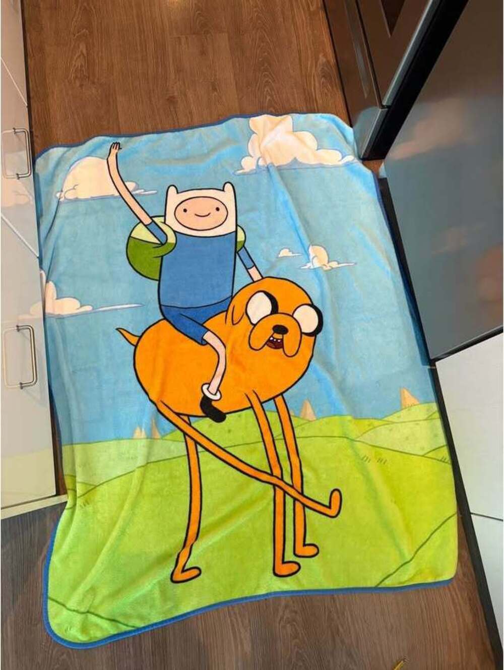 Adventure Time "Best Bros” Jake And Finn Throw Blanket Cartoon Network